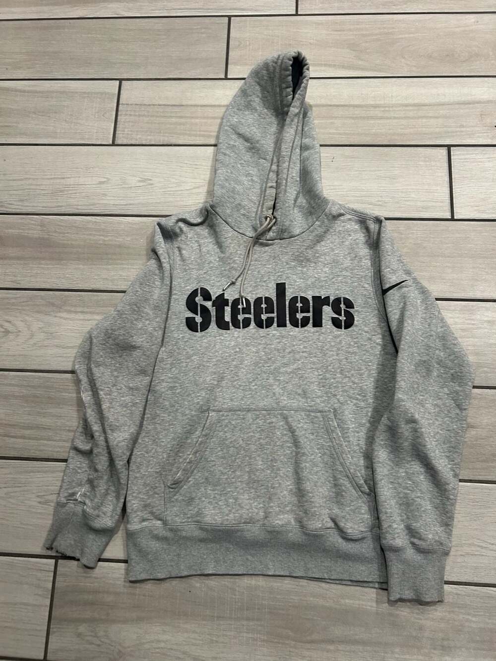 Nike Pittsburgh Steelers Gray Pullover Hoodie